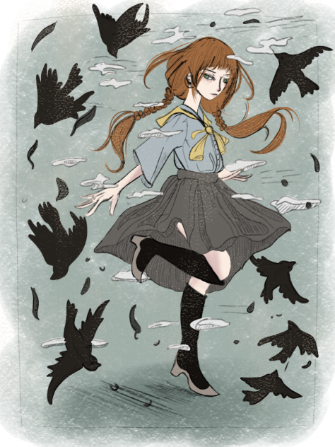 The mysterious student - ibisPaint