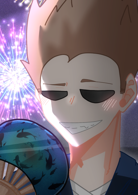 二人で見た花火…🎇
