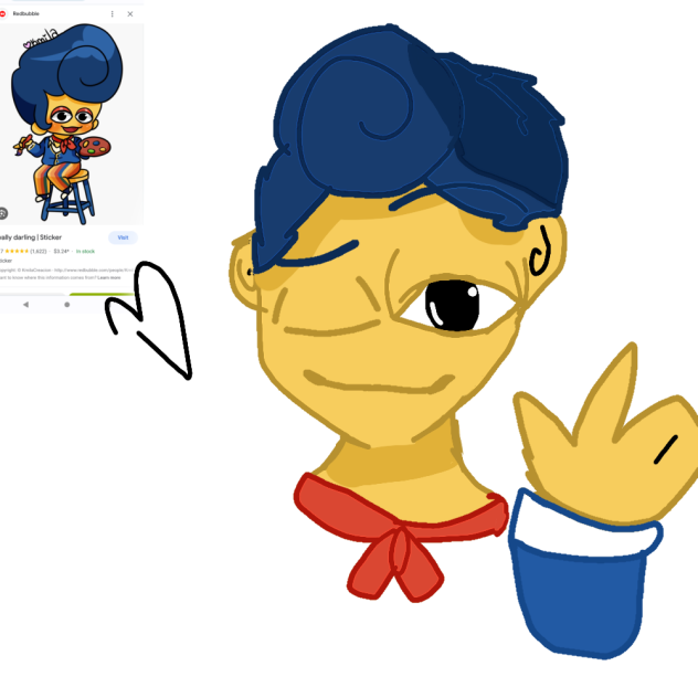 first time drawing wally darling