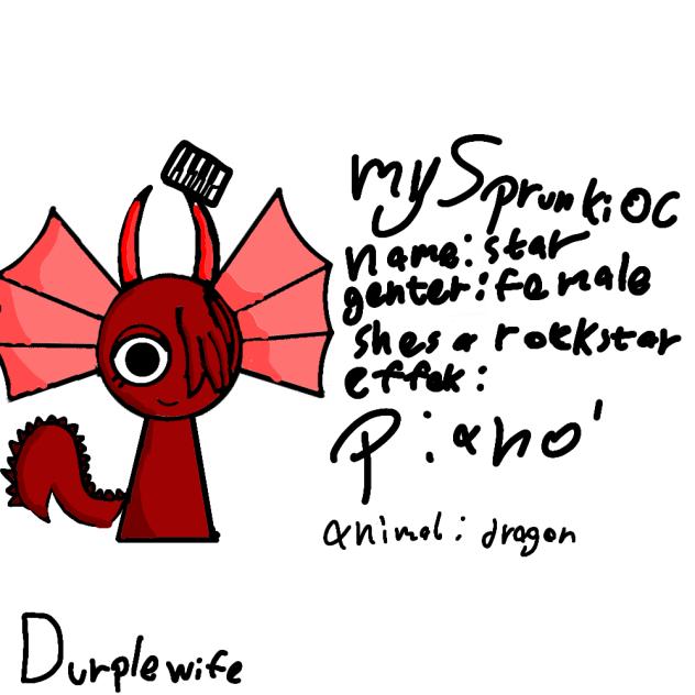 my Sprunki oc named sta4