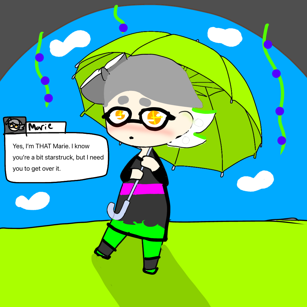 Marie Pso2 Marie from Splatoon 2 story mode! - ibisPaint