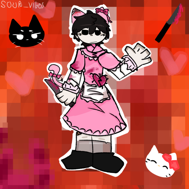 OMORI BUT IN A HALLOWEEN COSTUME 😍