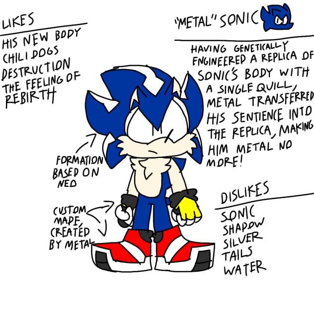 I'm no longer METAL Sonic.
