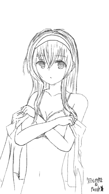 水着少女。 塗装頼みます…