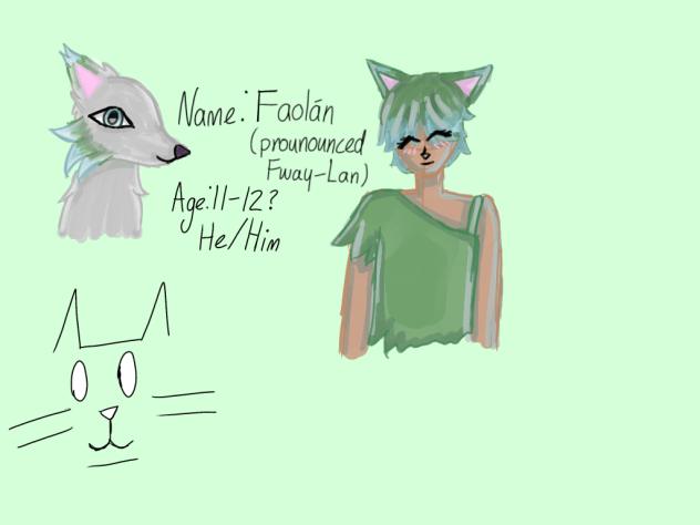 My character Faolán