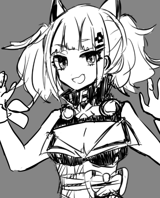 月ちゃん落書き