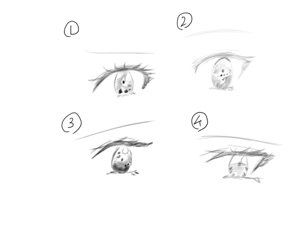 いろんな目の書き方〜