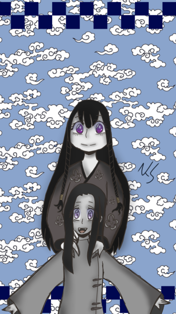 Tanwen and her mother Nuri