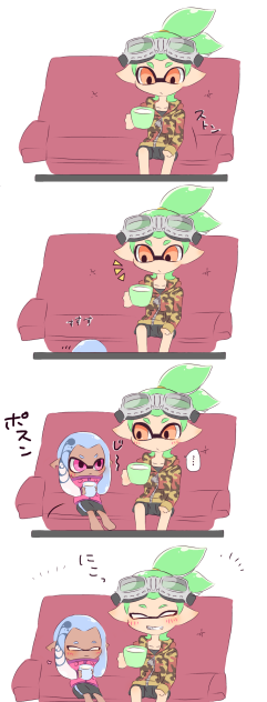 ちびなちと一緒