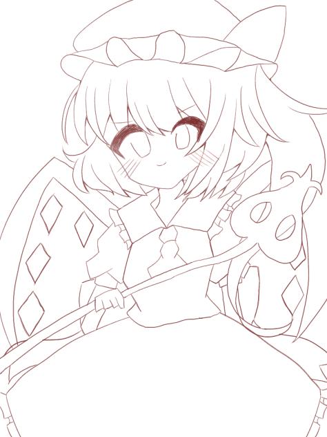 フランちゃん　線画