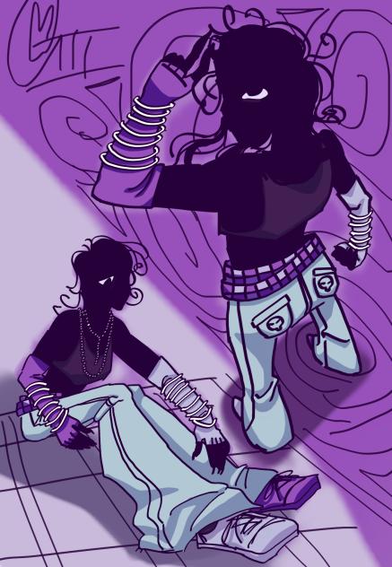 Purple Scrunkly