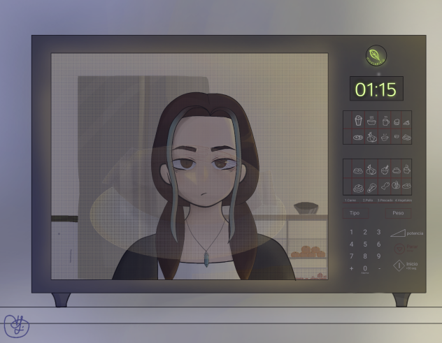 Waiting the microwave