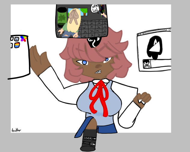 breaking out of computer - ibisPaint