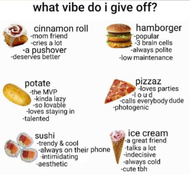 What vibe do I give off