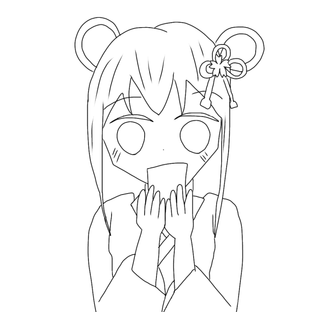 あけおめ!!　線画