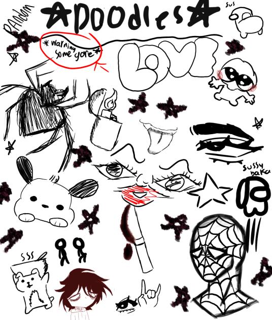 doodles warning some gore