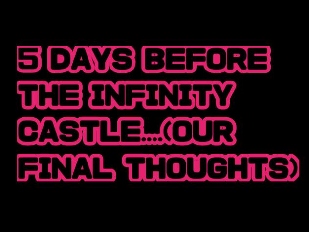 Our final thoughts