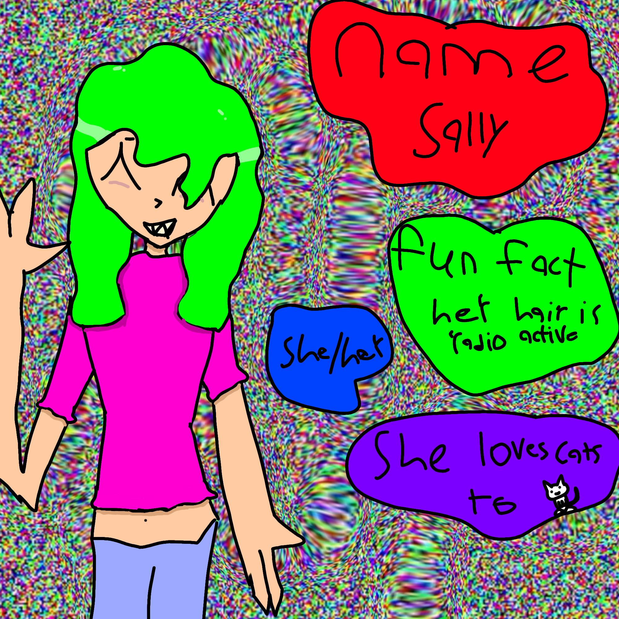 drawing of my oc sally - ibisPaint