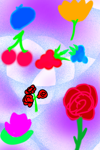 flowers and fruit