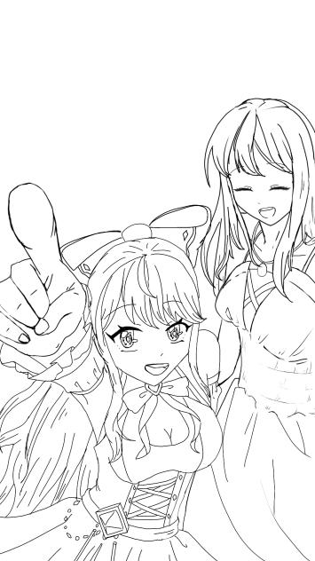 塗り絵！
