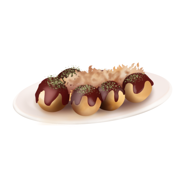 takoyaki hmmmm omf noms