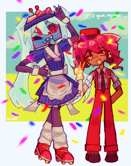 vox and velvette... but Miku and Teto...