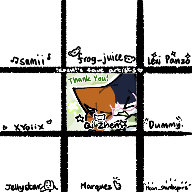 Kazu's fav artists!