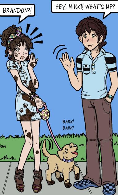 Dork diaries colored with shading