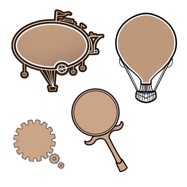 steampunk sticker