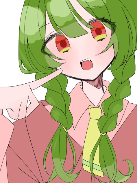 フリー線画塗らせていただきました