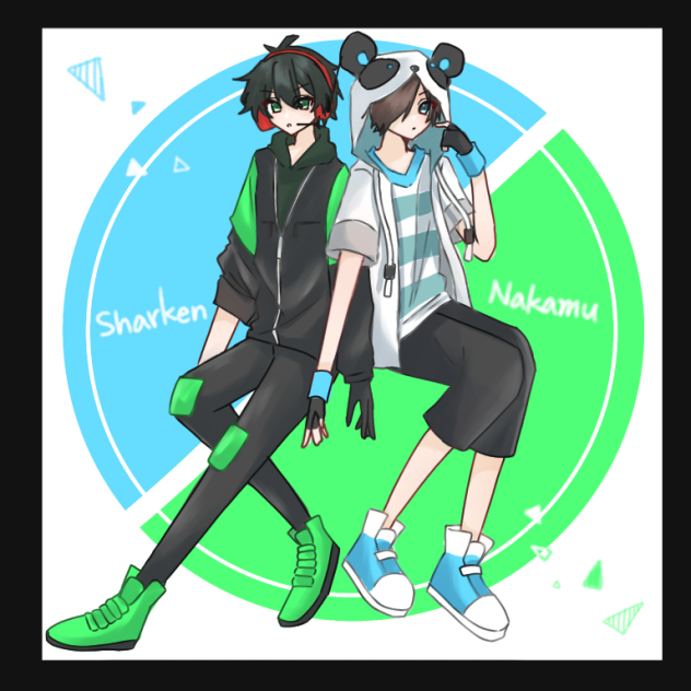 さめ×ぱんだ