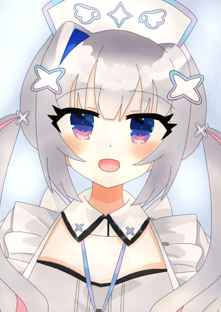 佐伯さんの線画お借りしてかなたん塗りました