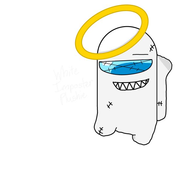 Meet White Imposter plushie!