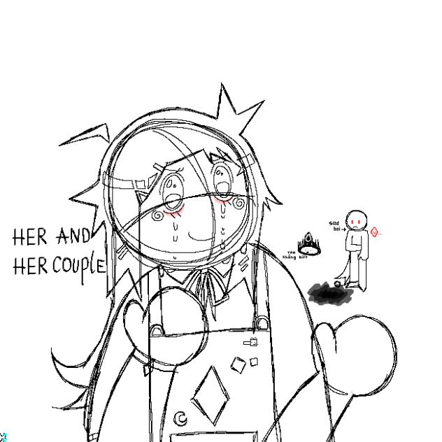 my oc spr and her couple