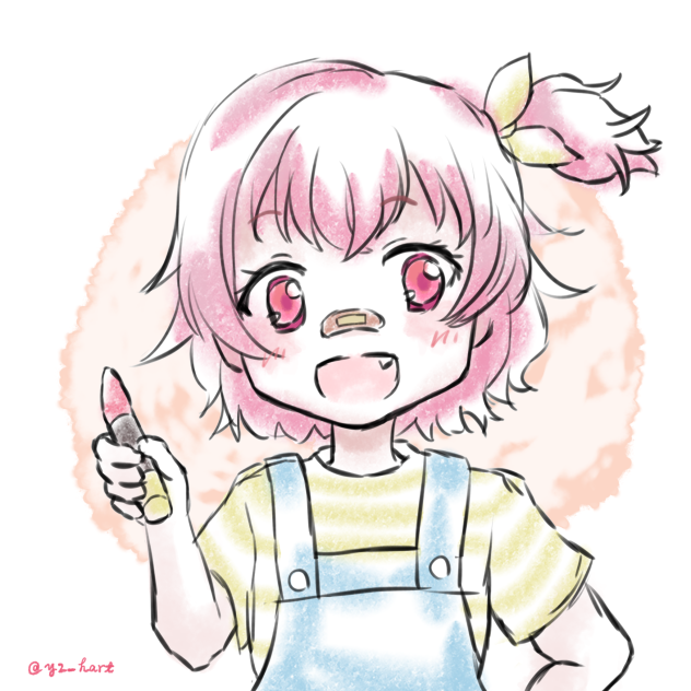 幼少期愛莉らくがき