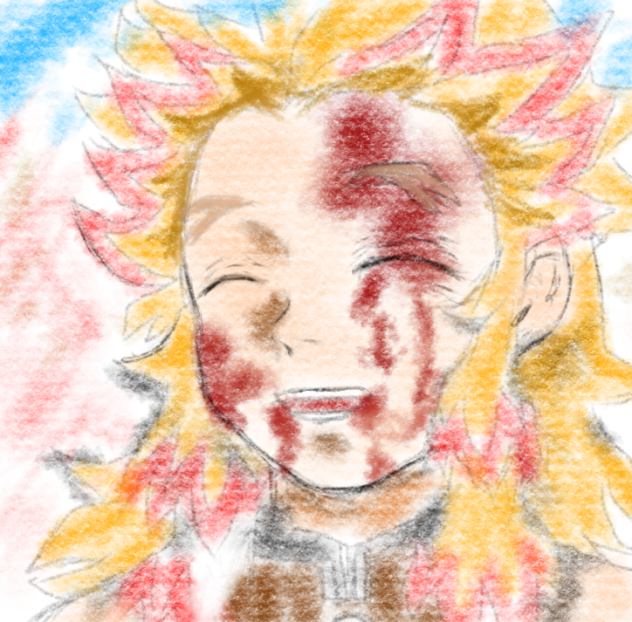 無題177  煉獄さん　色塗り