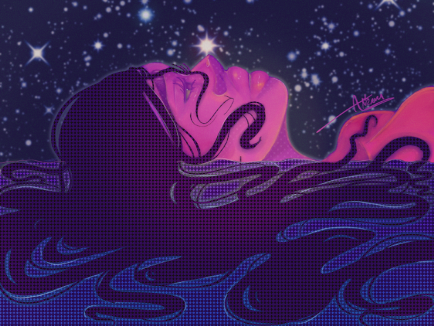 Laying in space🩷
