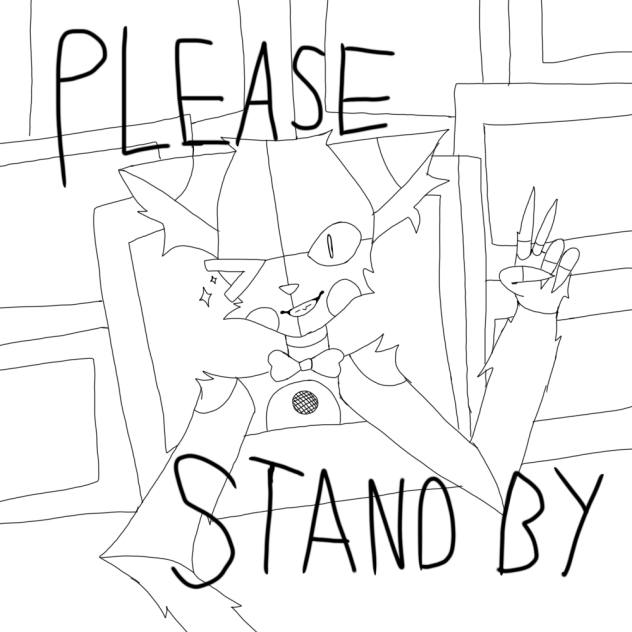 Lolbit Fnaf line art
