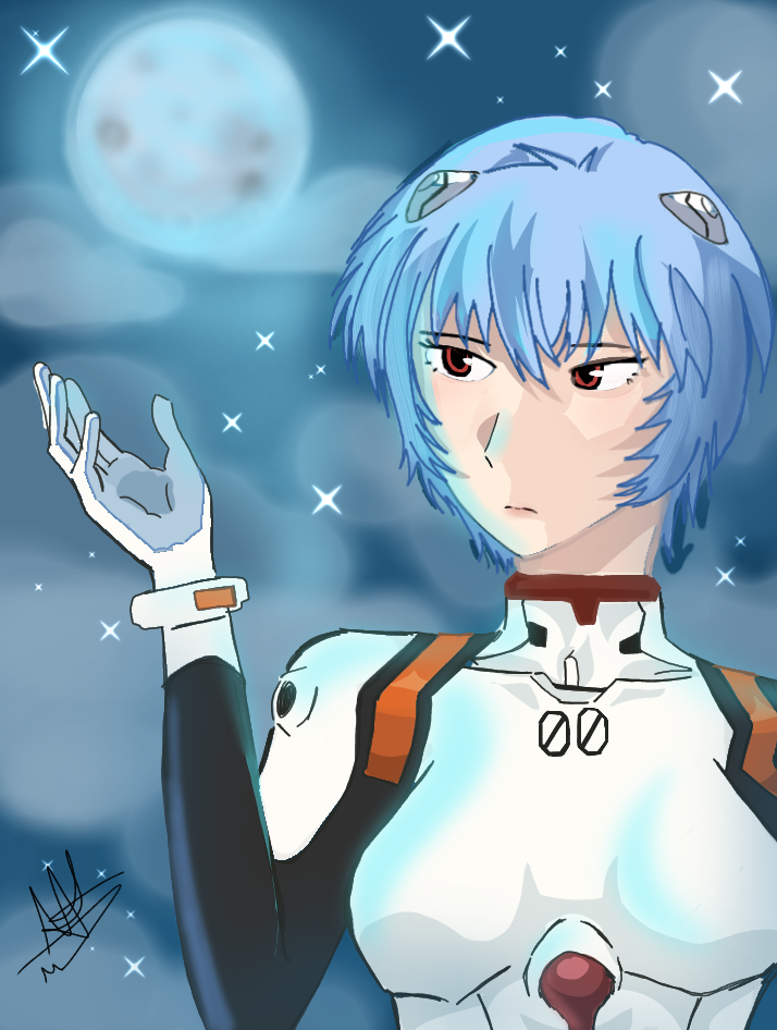 Ayanami Rei- Neon Genesis Evangelion - ibisPaint