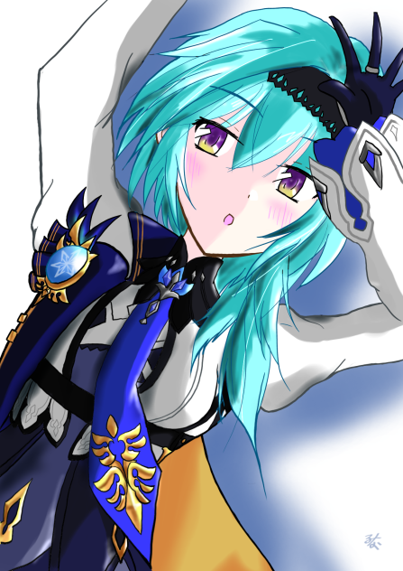 【原神】寝ウルアさん（エウルア）