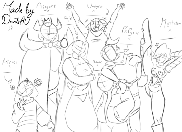 Undertale boss x oc collab (base)