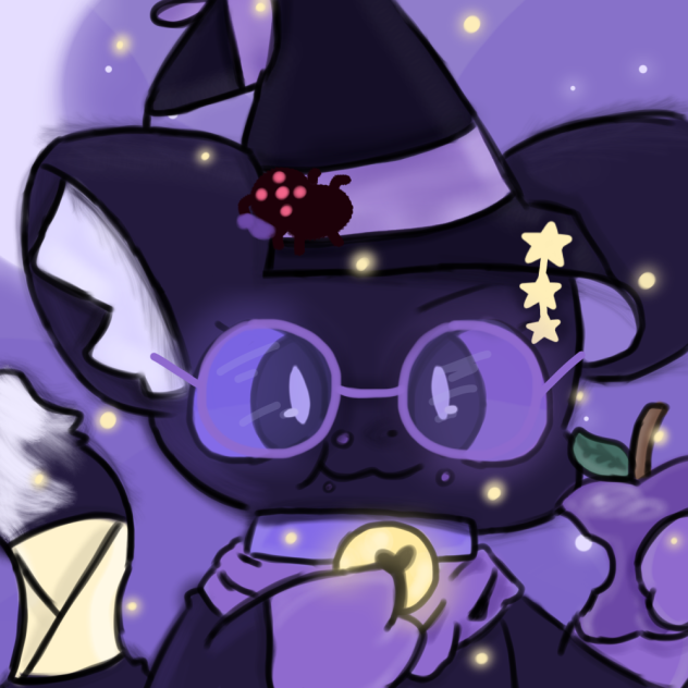 Nyum! 🍎🐈‍⬛🪄
