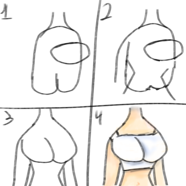 how to draw girl body