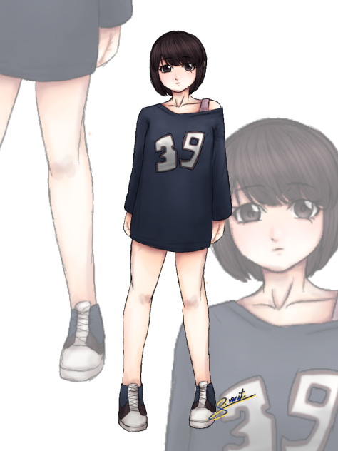 วาดสาวน่ารัก
