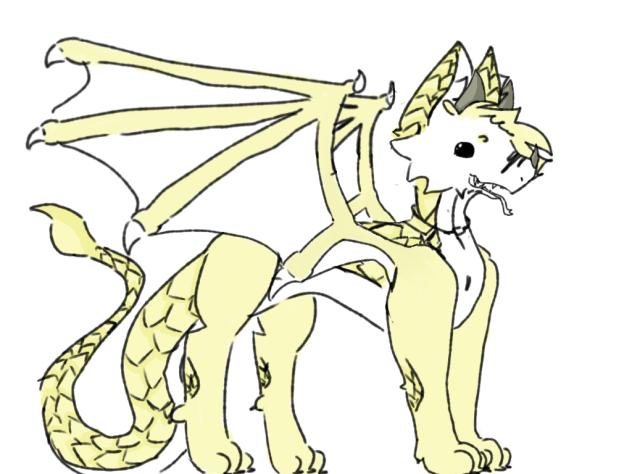 Attempt on drawing a dragon - ibisPaint