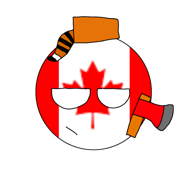 Canada with his axe