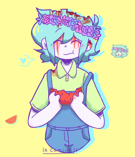 watermelon is delicious!!