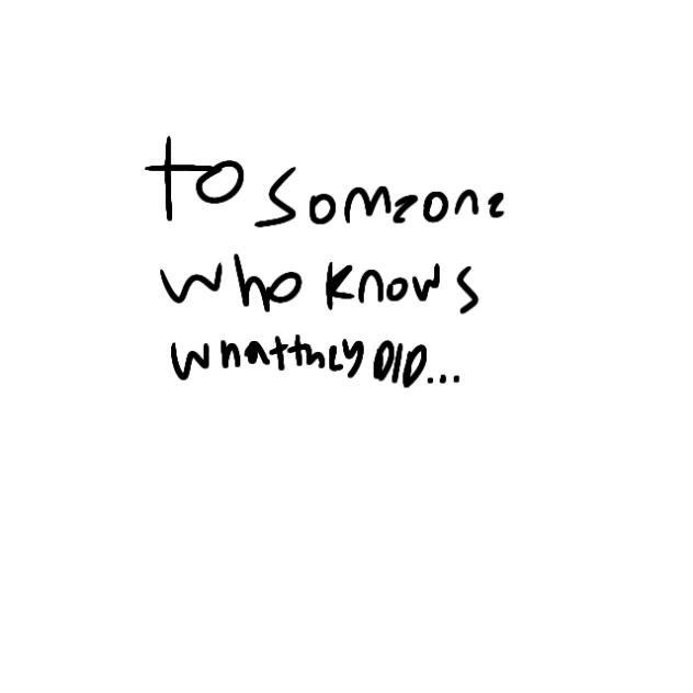 To somebody who bullys me