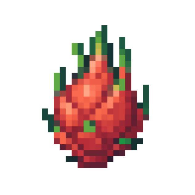 dragon fruit pixel