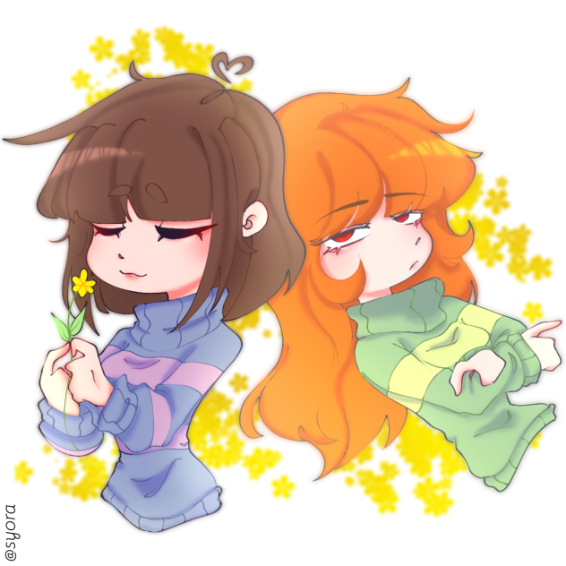 Frisk and Chara!